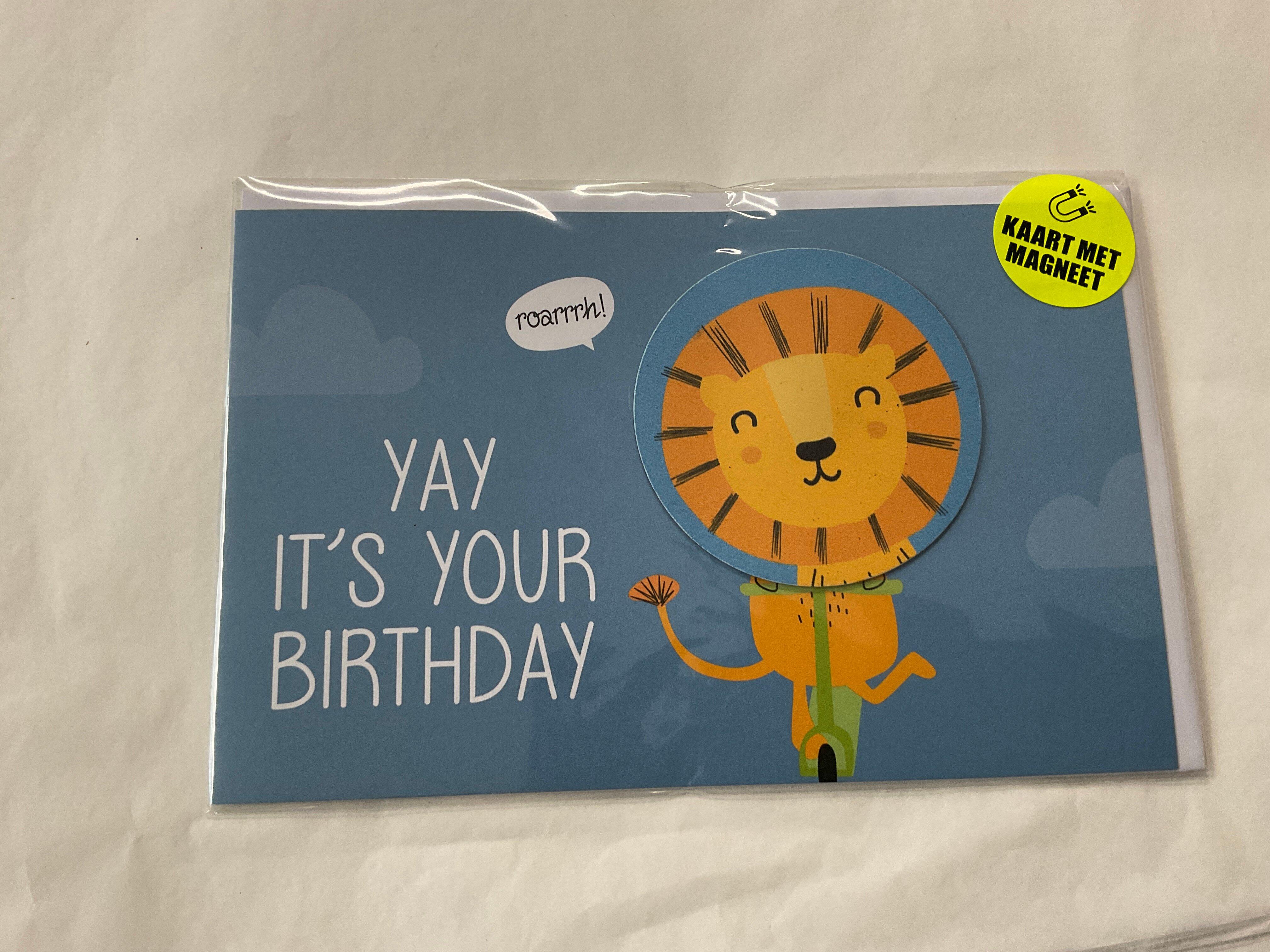 Karte-Yay C'est ton anniversaire