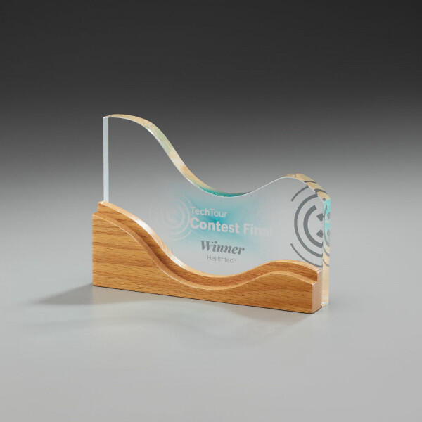 Wooden Wave Award 59905, 300x210mm inklusive Gravur und/oder Digitaldruck  