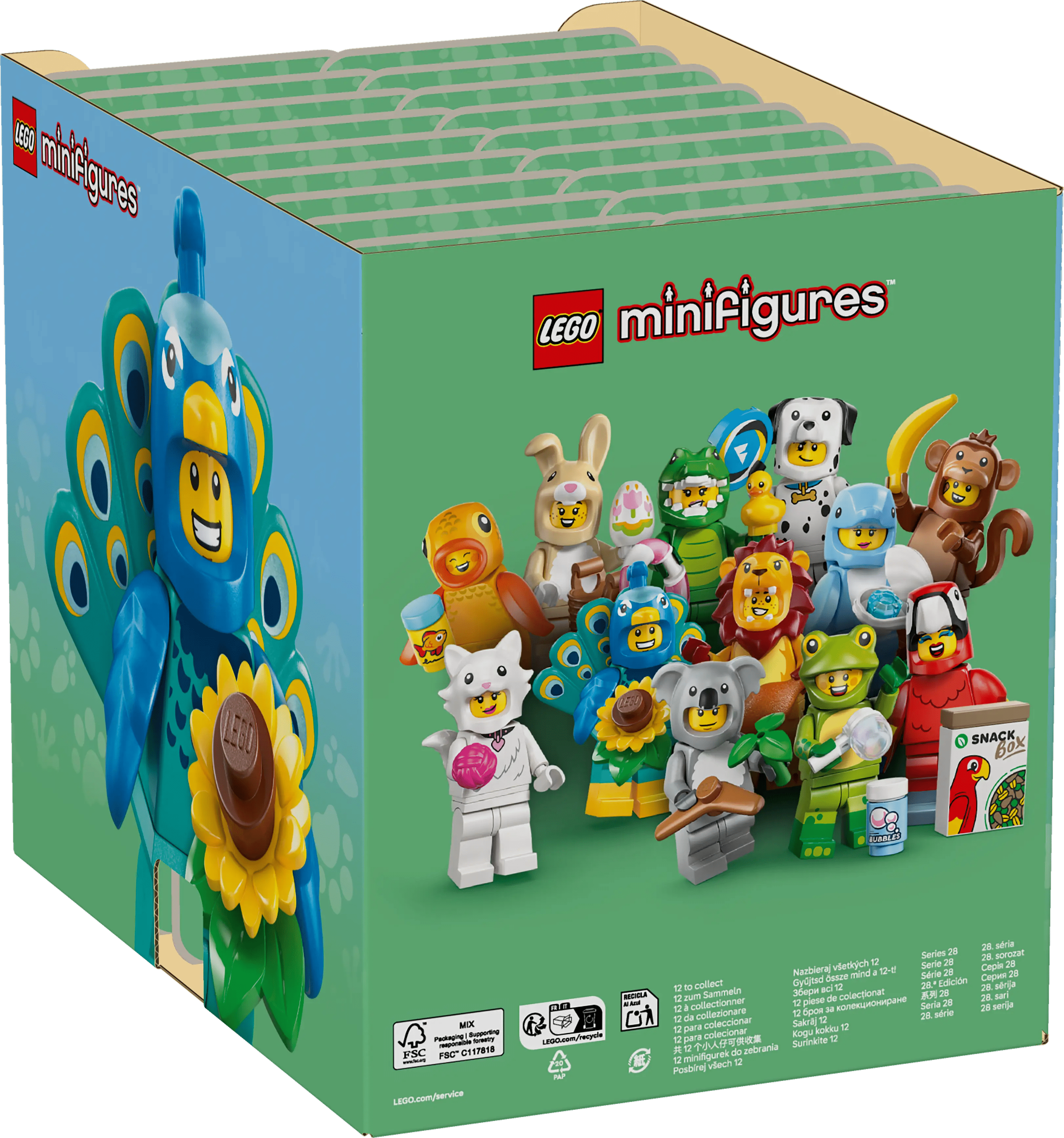 LEGO® Minifiguren Tiere Serie 28 Versiegelte Display-Box - 36 (71051-36)