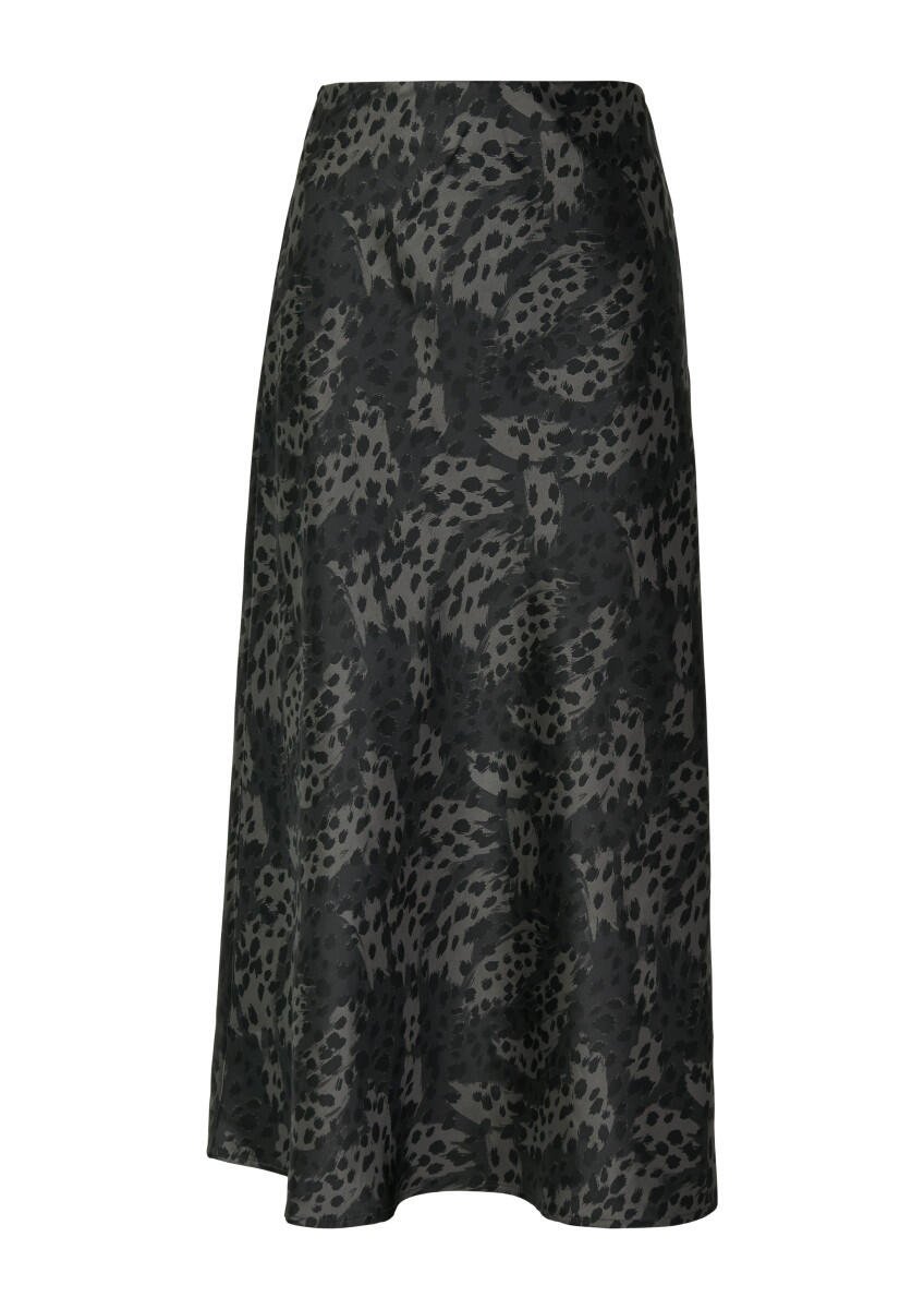 Leichter Midirock mit Elastikbund