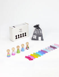 Puppen, Spielkombinationen & Spielzeugfiguren Figuren zur Dekoration ROCK & PEBBLE
