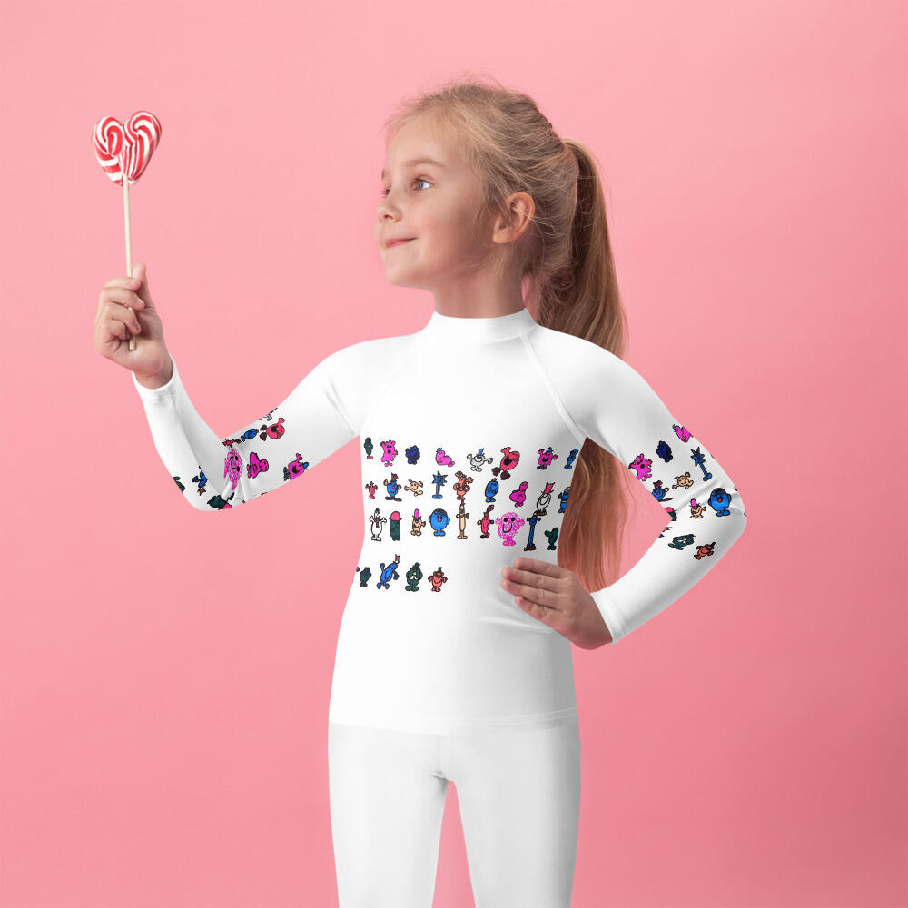 Art Edition Kids Rashguard: Smiling Sparks