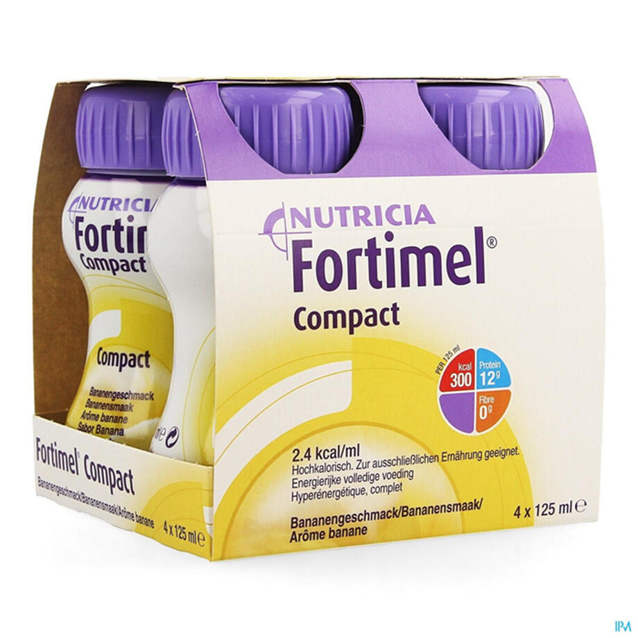 Fortimel Compact 2,4 kcal Banane 4 x 125 ml