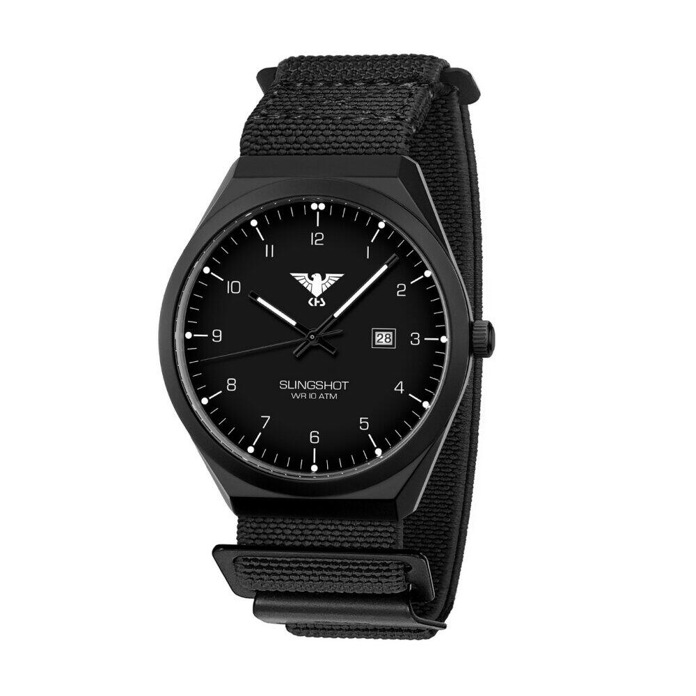 KHS - KHS.SLIBS.DFB - Armbanduhr - Herren - Quarz - SLINGSHOT Black Steel
