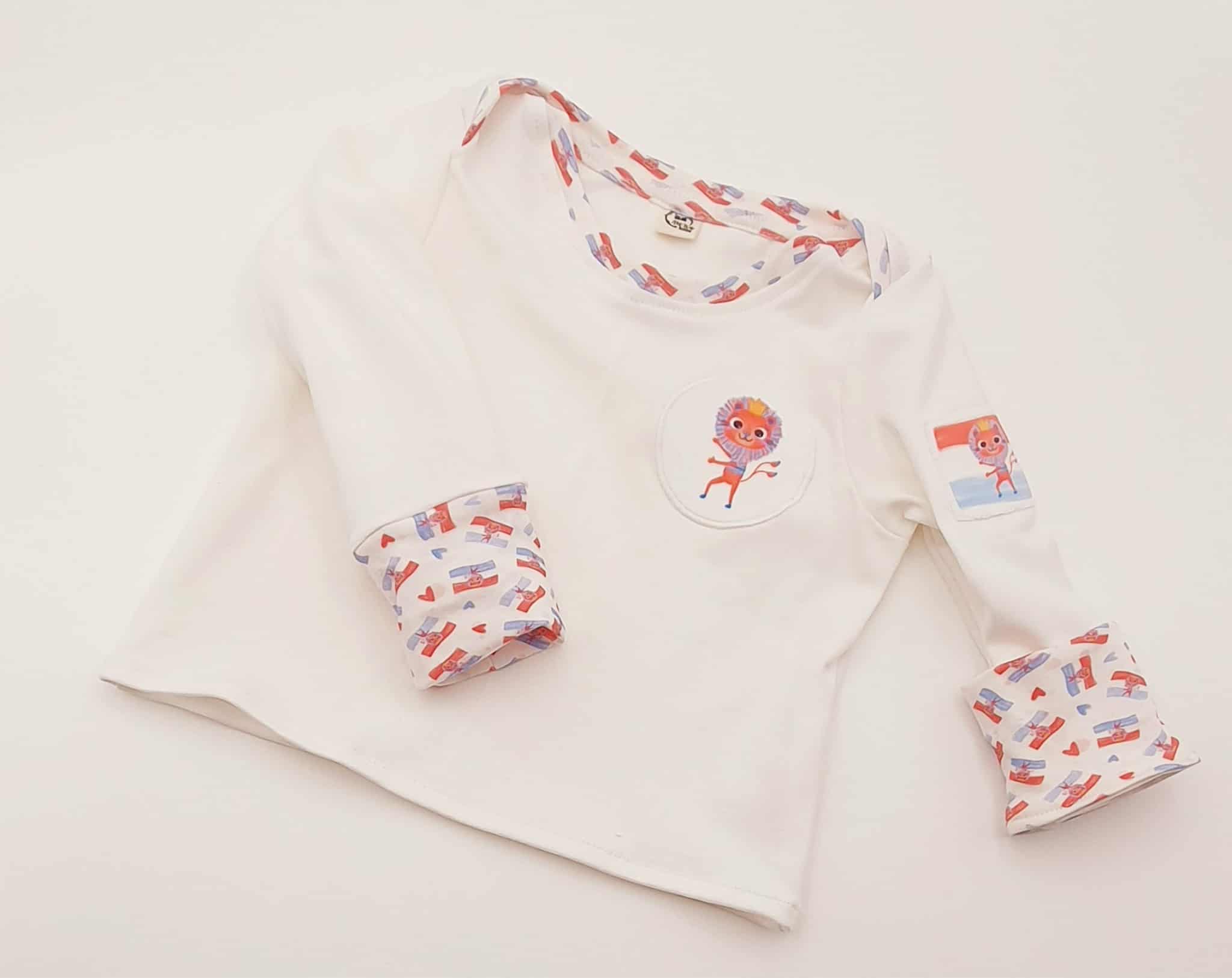 T-shirt "Clin d'oeil au Luxembourg" Roude Leiwe 
