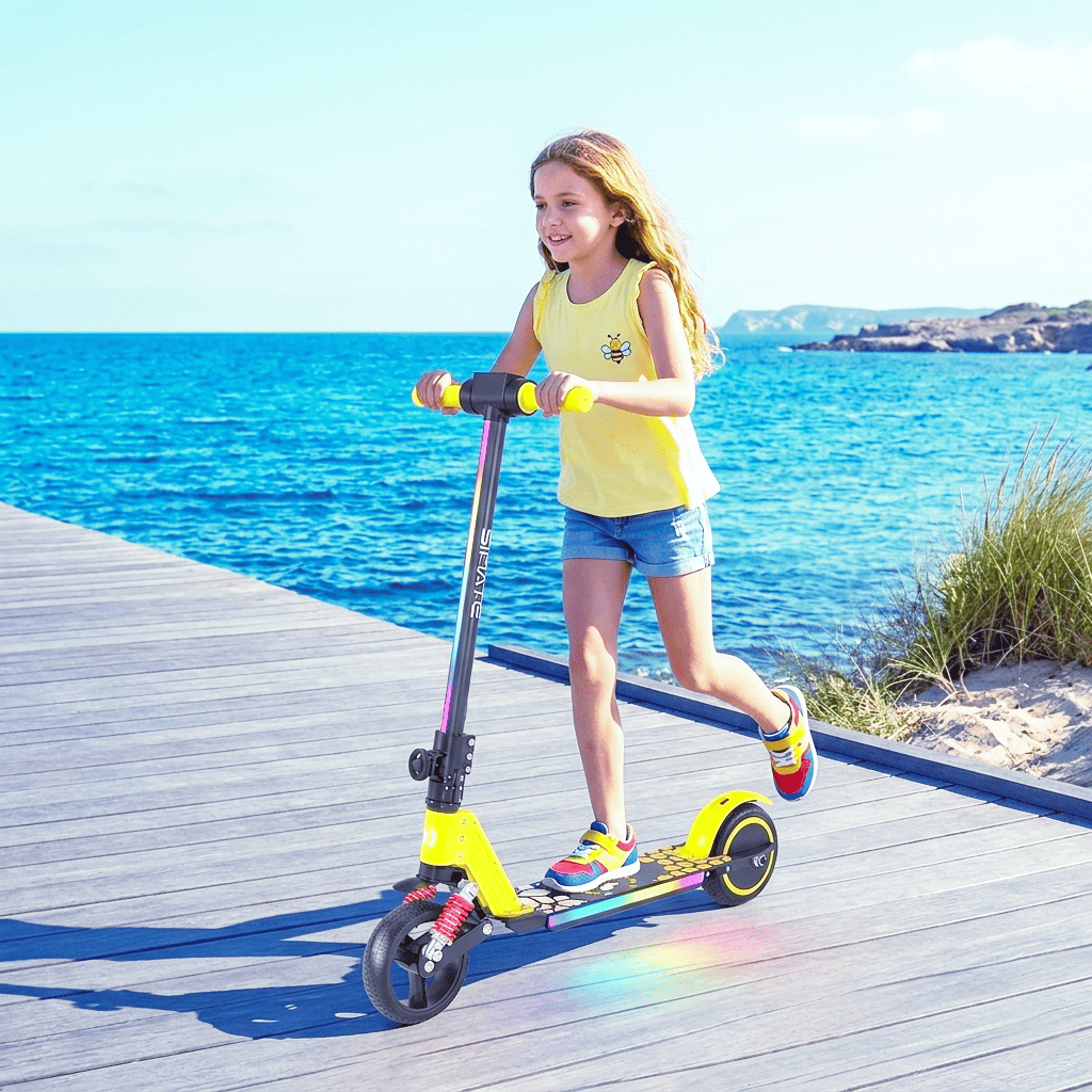 SiMaTe S5 trottinette électrique pour enfants – amusante, sûre et stylée !