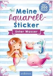  Meine Aquarell-Sticker - Unter Wasser - Über 200 Sticker
