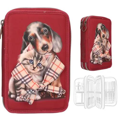 TOPModel 2-compartment pencil case for EVER FRIENDS