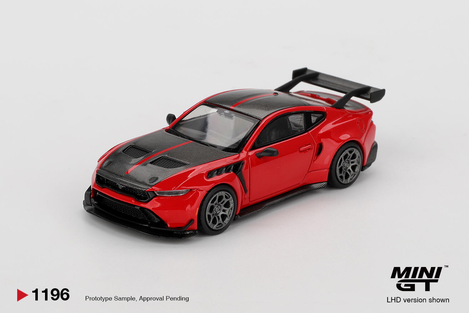 Mini GT - #MGT01196-L - Ford Mustang GTD - Race Red - 1/64