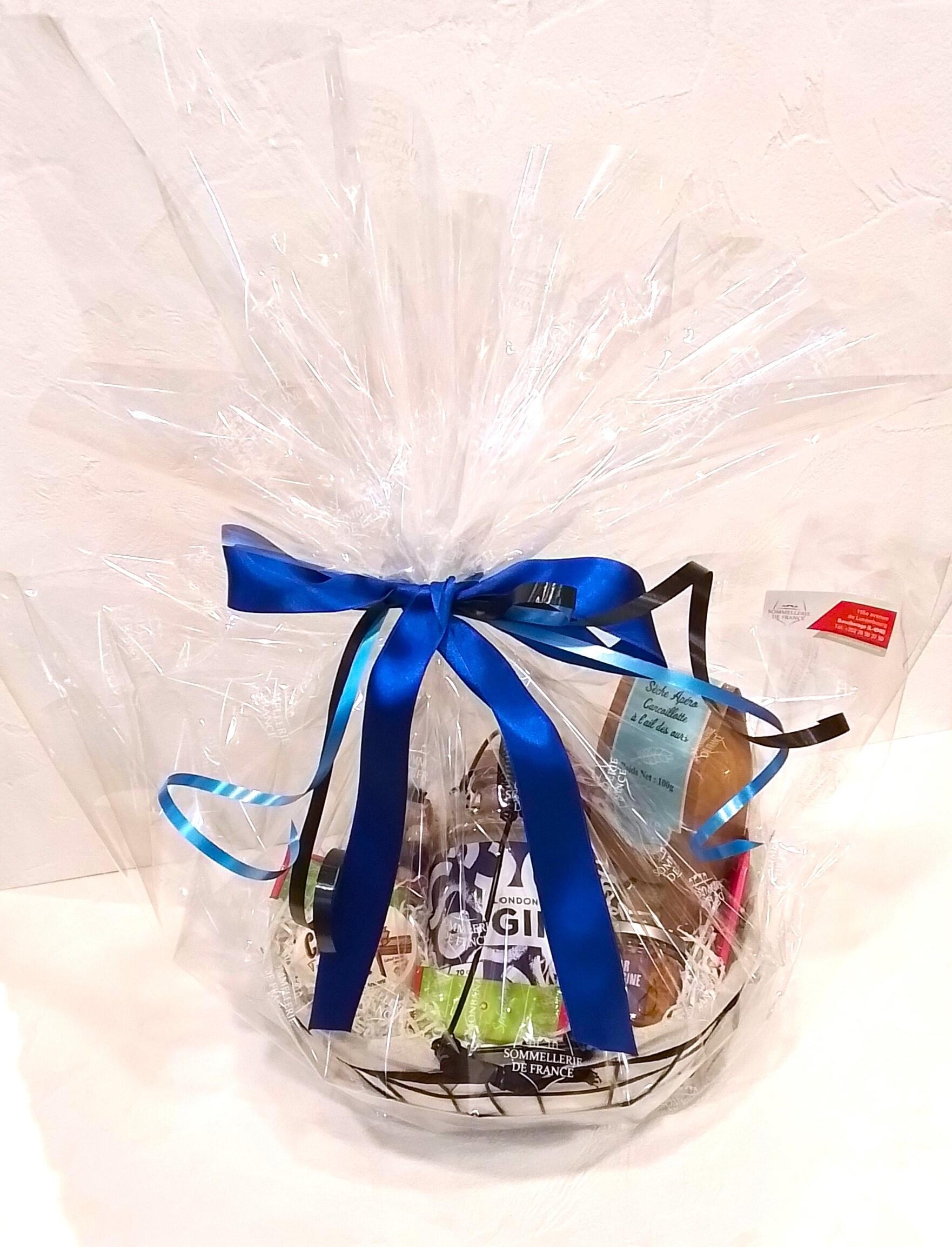 Corbeille Cadeau / Panier Garni Gin "London Dry" 