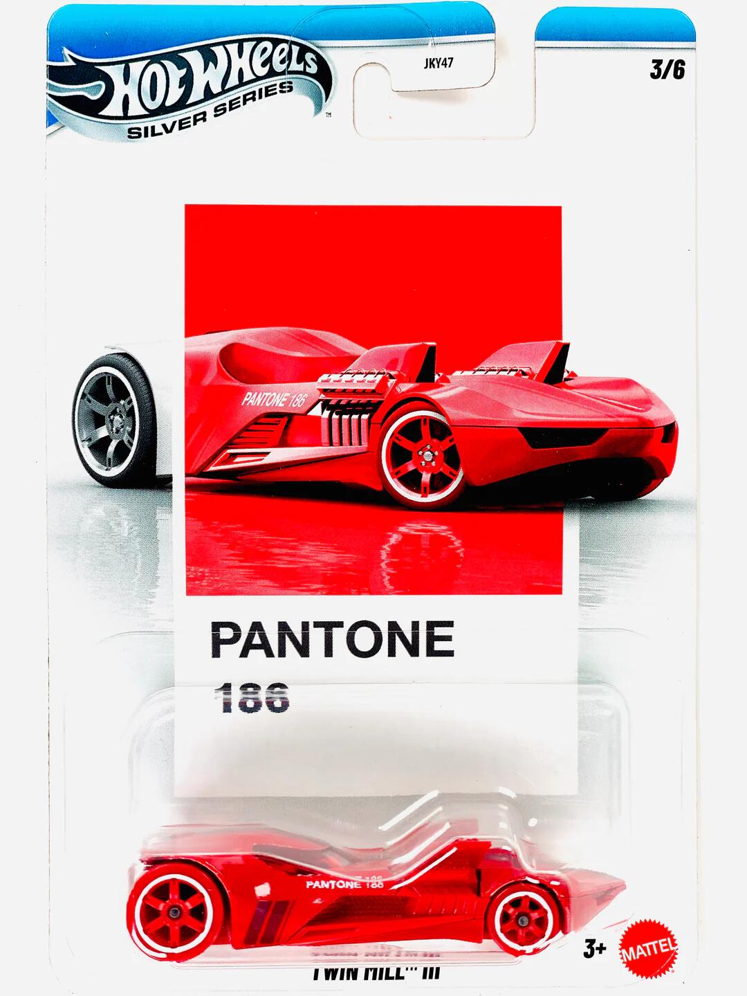 Hot Wheels Silver Series - #JKY47 JKY51 - Twin Mill III - Pantone 186 - 1/64