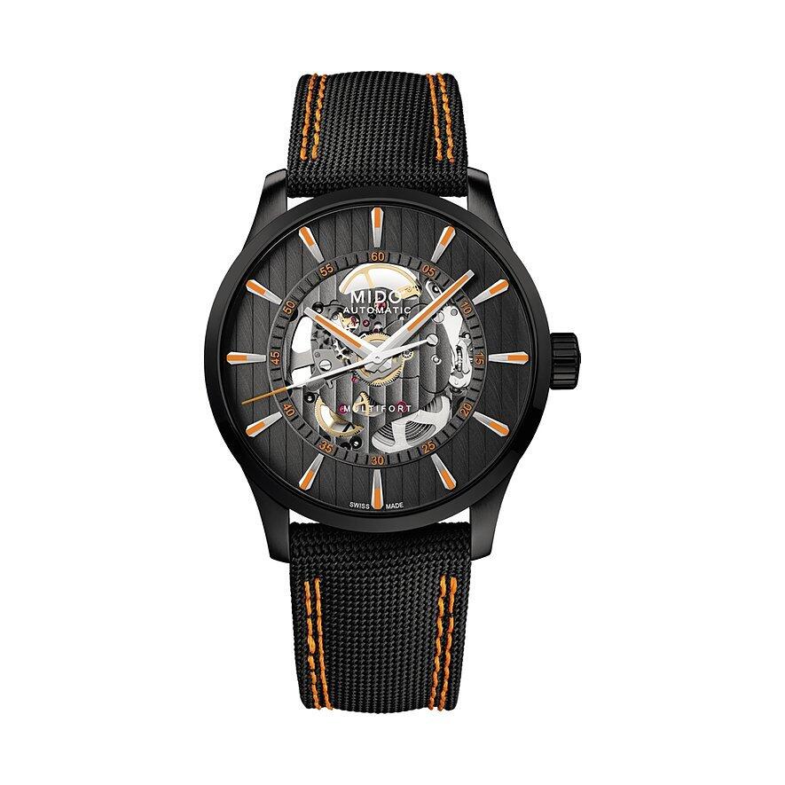 MIDO Montre-bracelet pour homme MULTIFORT SKELETON VERTIGO