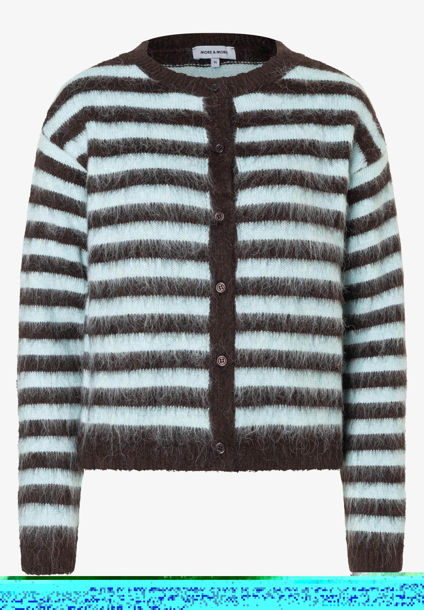 Cardigan with Stripes