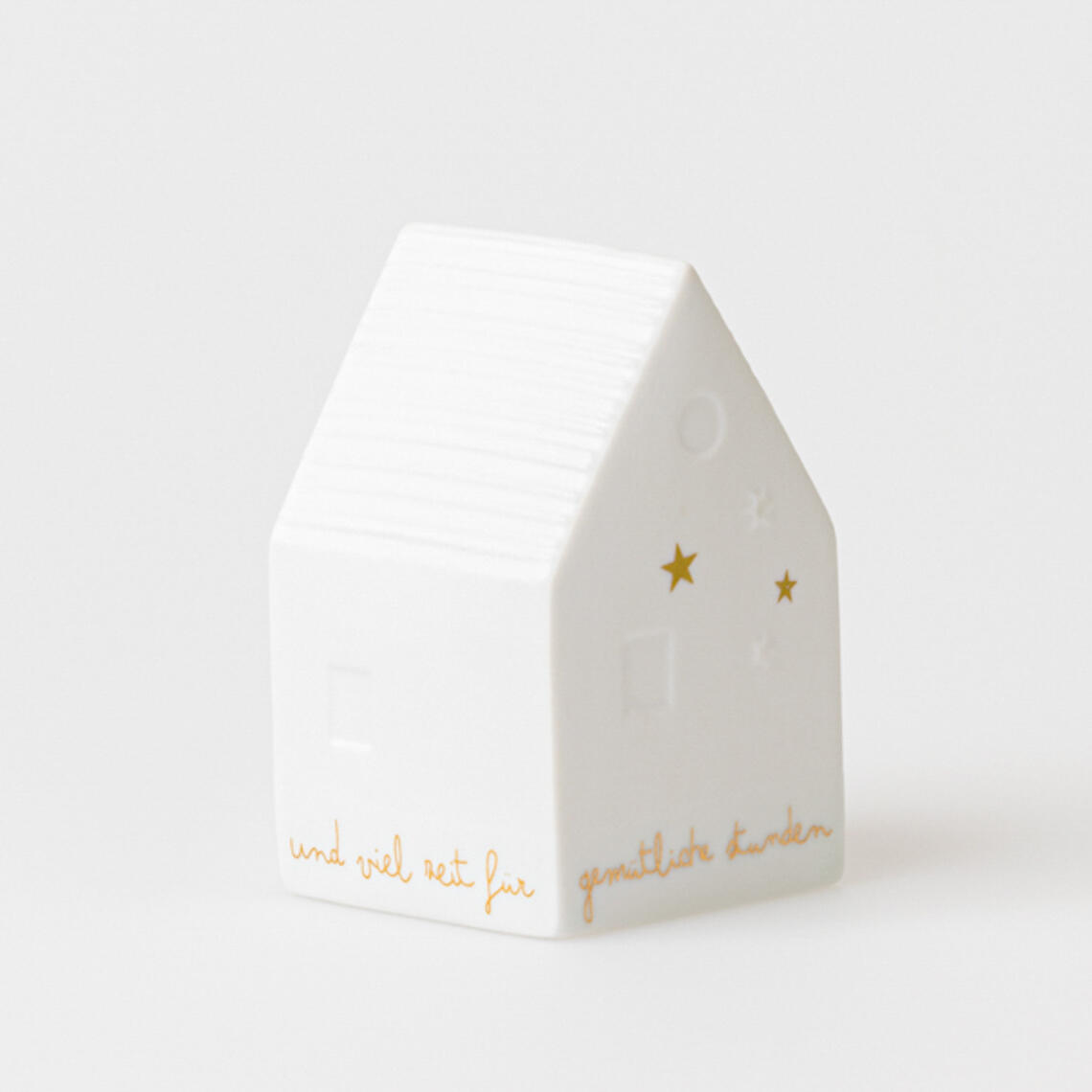 Maison lumineuse avec lampe LED (5 × 5 × 8 cm)