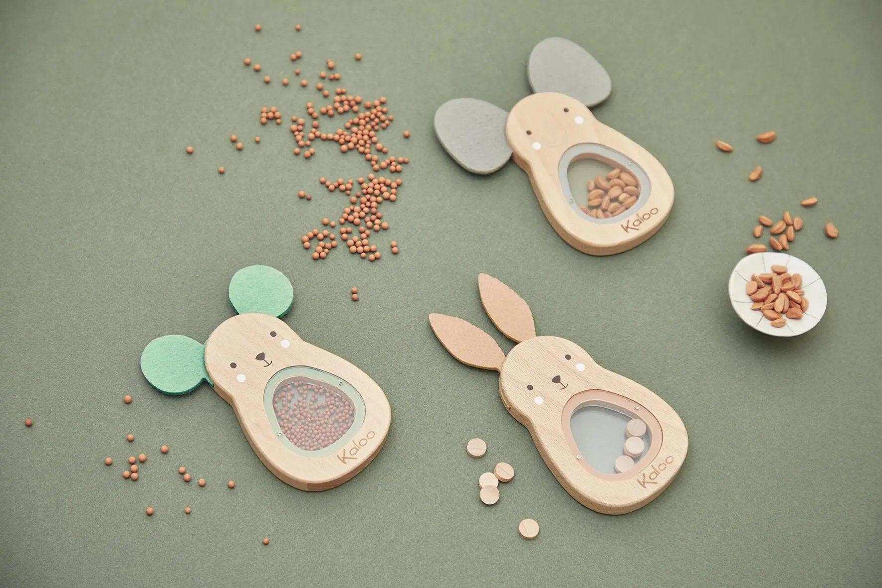 K210016 RATTLE WITH SOUNDS (Prix par pièce)