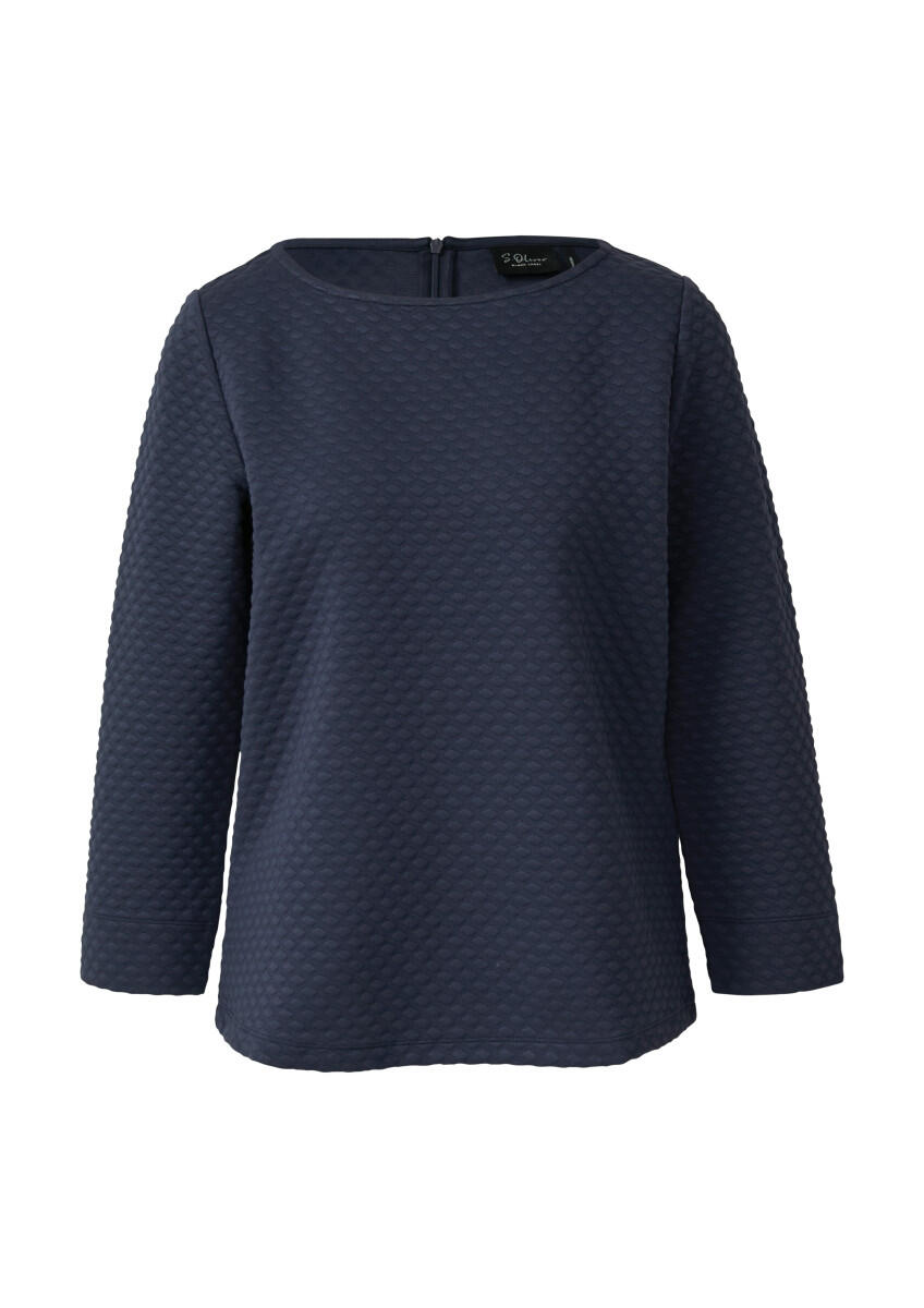 Jacquard-Sweatshirt im Relaxed Fit