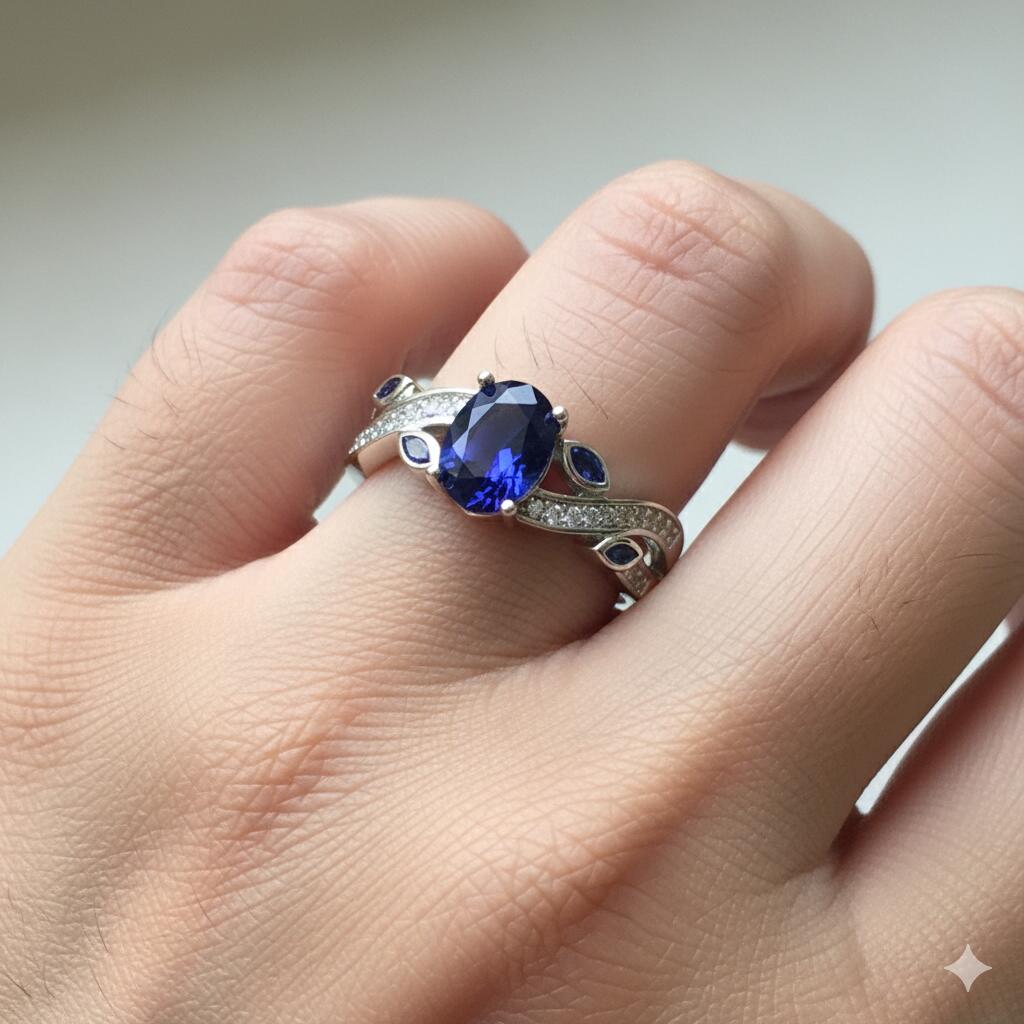 Bague RS R-436 Pierre oval 6x8