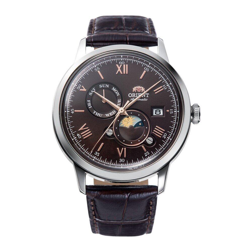 Orient - RA-AK0804Y30B - Armbanduhr - Herren - Automatik - Bambino Sun & Moon
