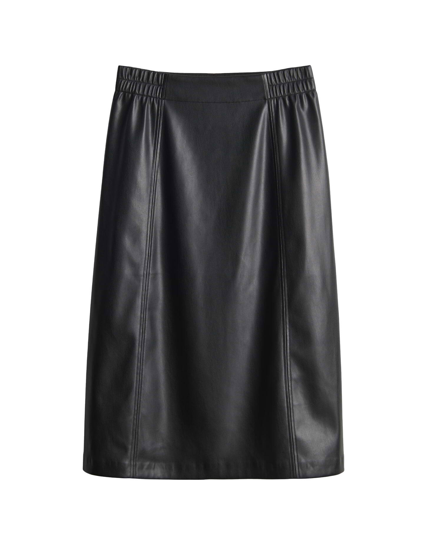 Midirock aus weichem Kunstleder - Roga