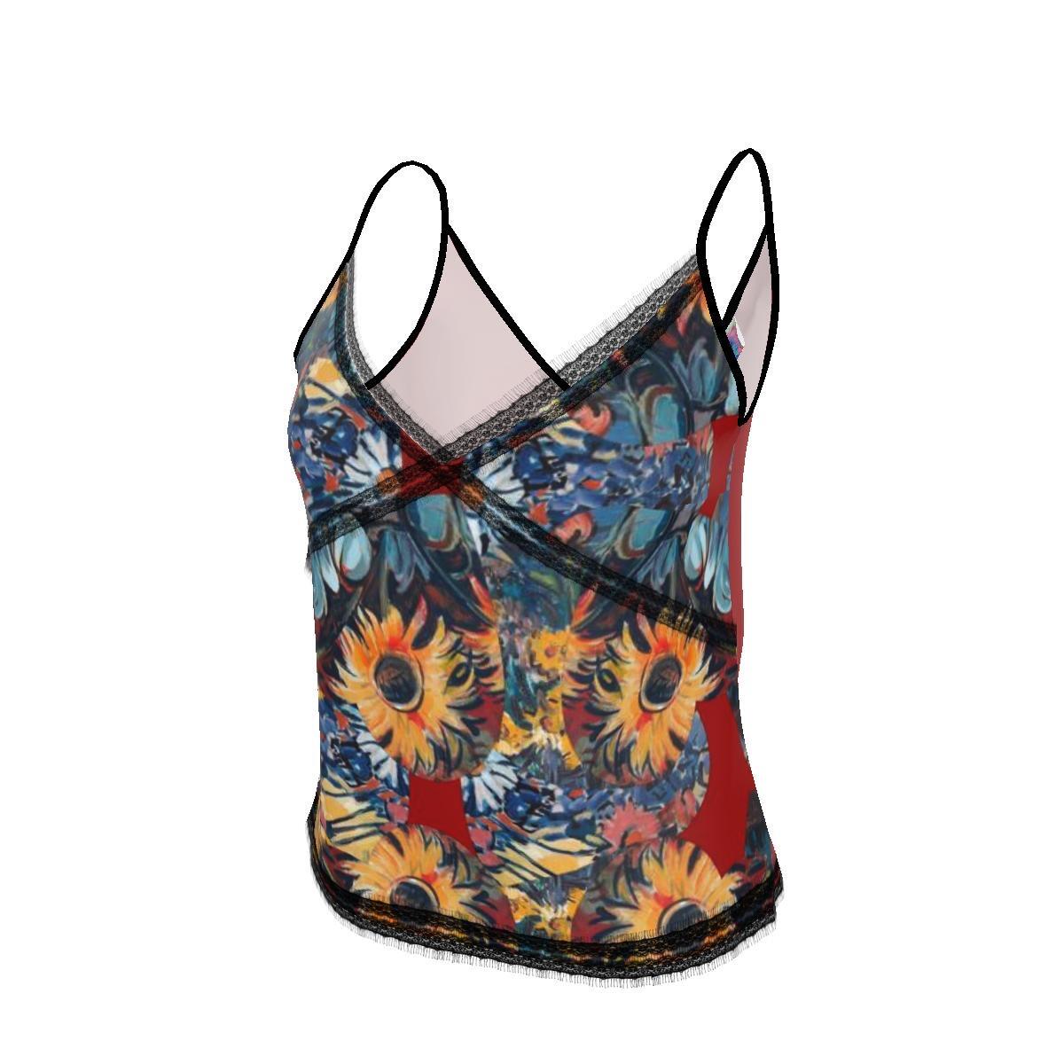 CamiTop with lace: Queen of Hearts