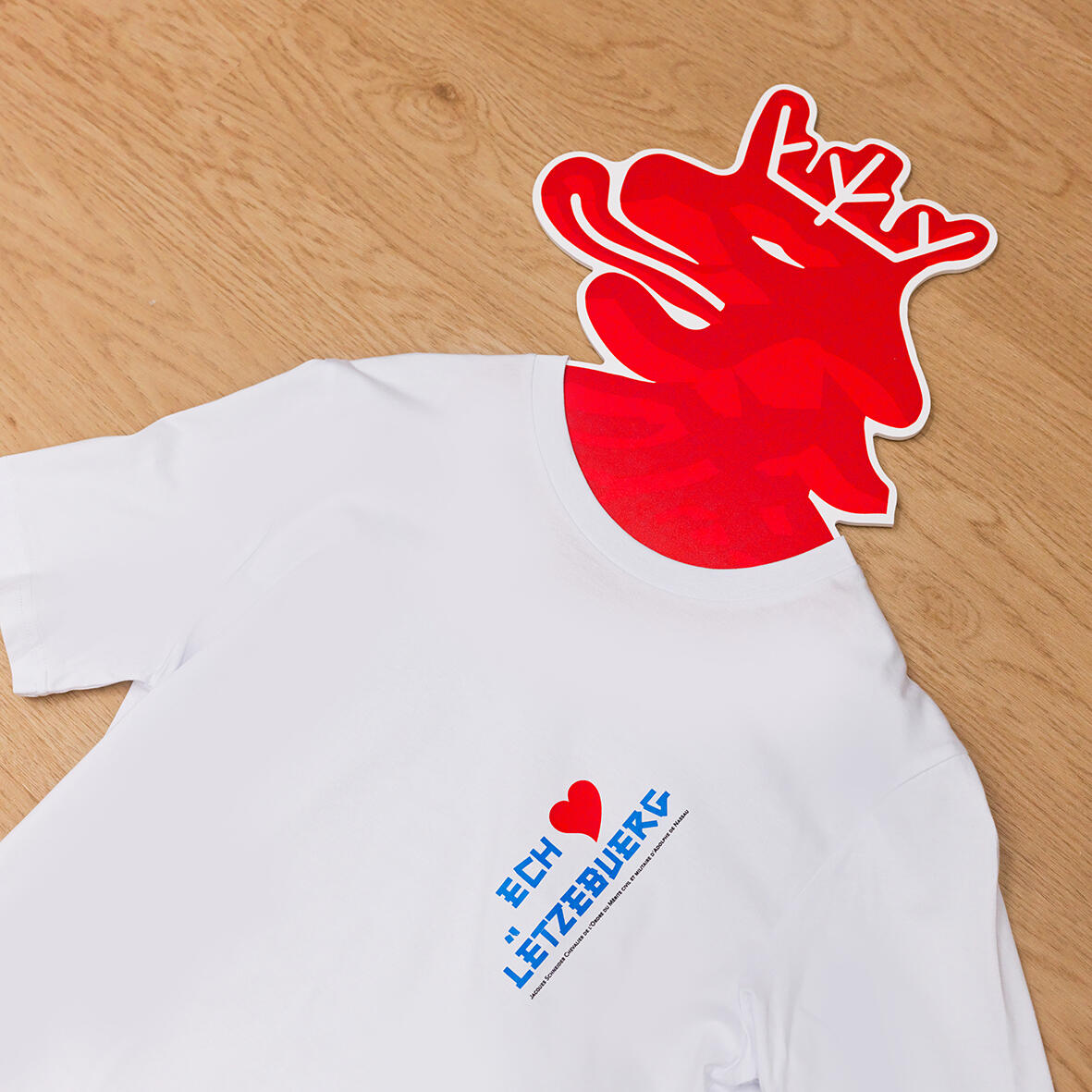 ECH LOVE LETZEBUERG T-SHIRT WHITE