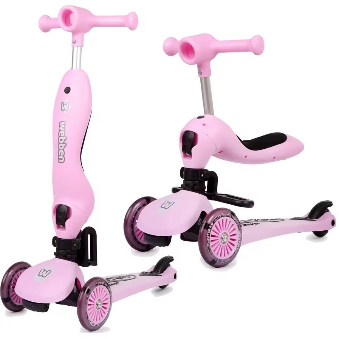 Niedlicher Kinderscooter mit Musik und LED