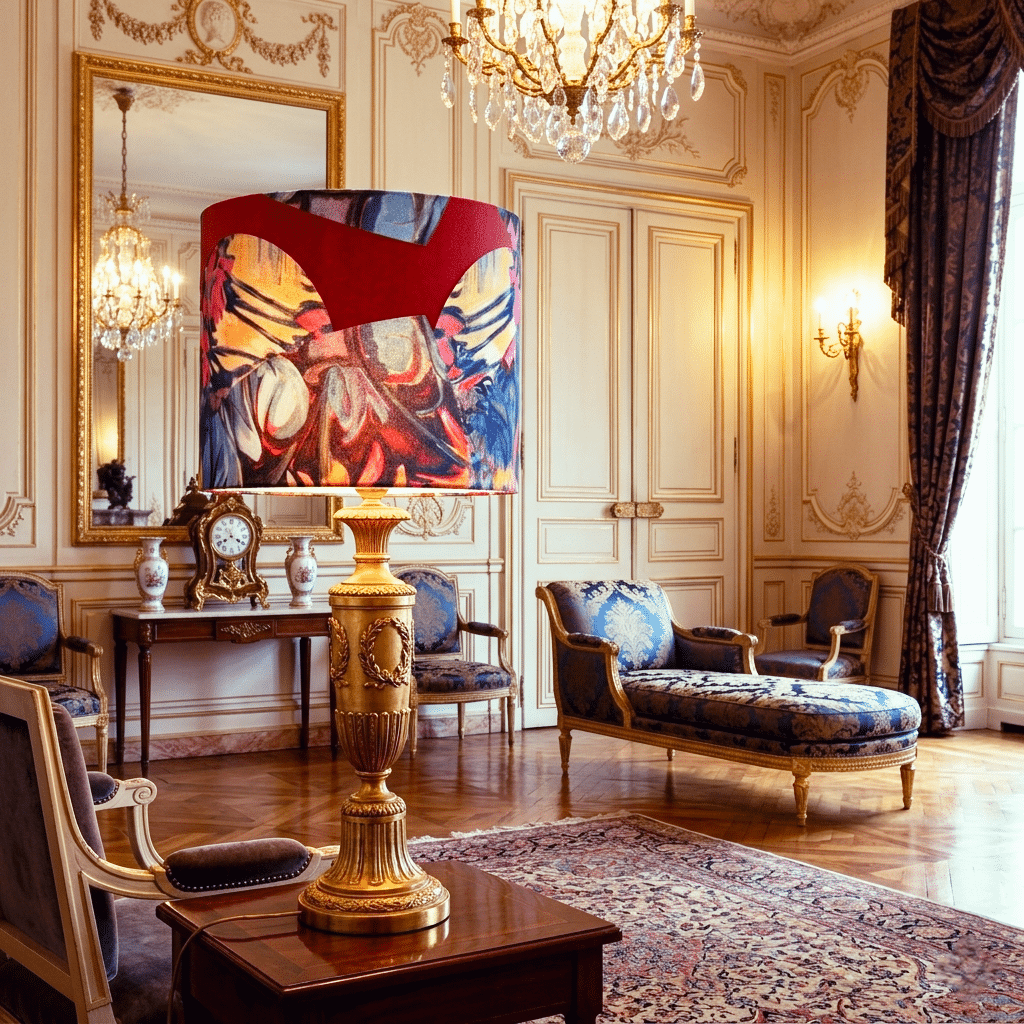 Abat-jour royal Reine de cœur