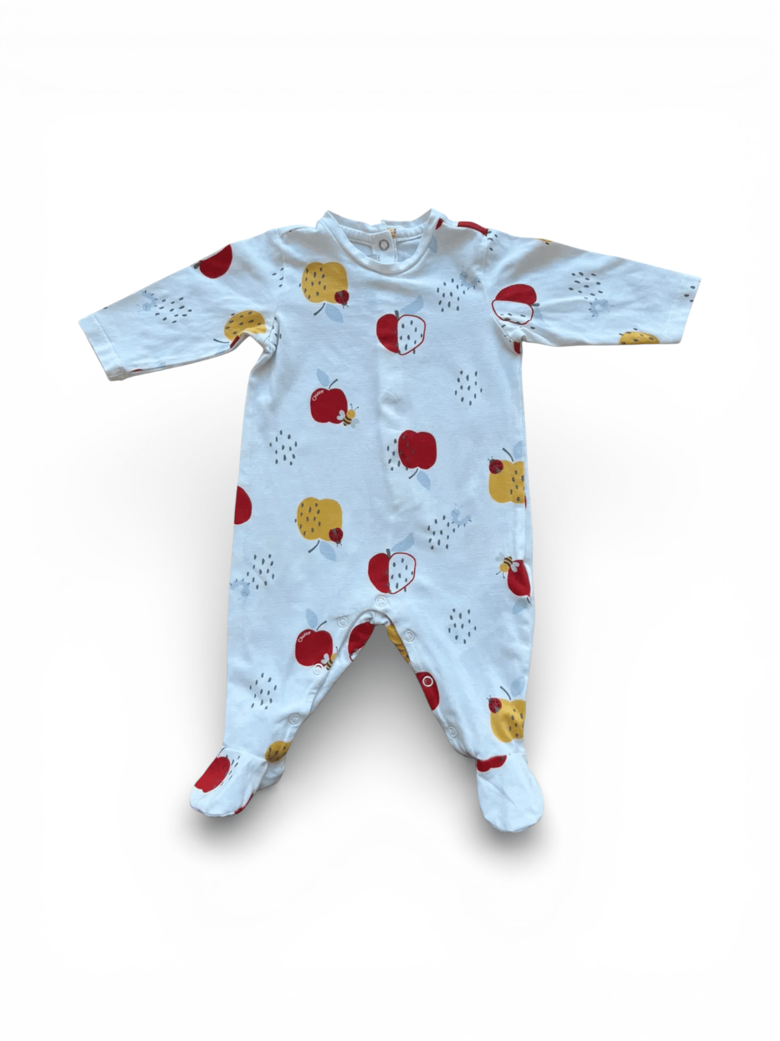 Mein erstes Chicco White Apple Print Sleeper (1M / 56)