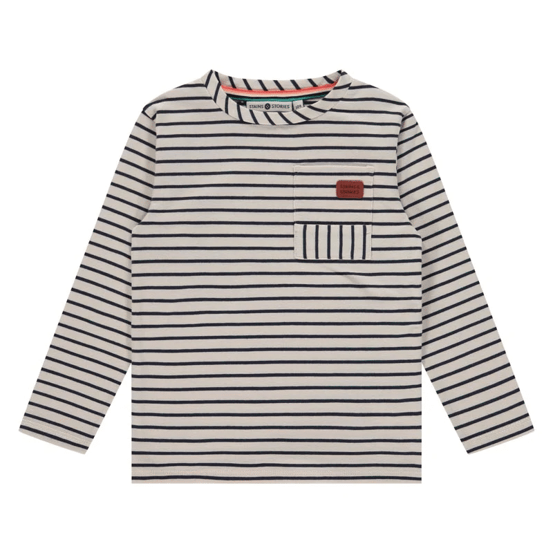 Stains Stories T shirt long sleeve striped Size 116 Letzshop