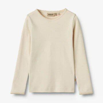Long-sleeve T-shirt in Eggshell, size 128