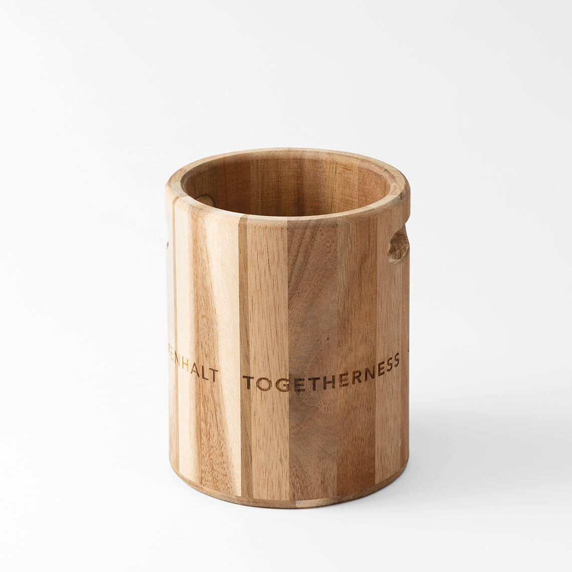 Récipient en bois (Ø12,5 × 15 cm)