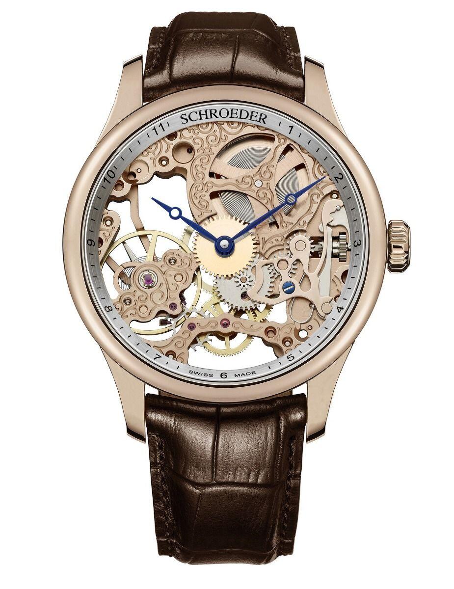 Schroeder Timepieces "Renaissance" Kollektion Uhr aus Stahl & Roségold PVD