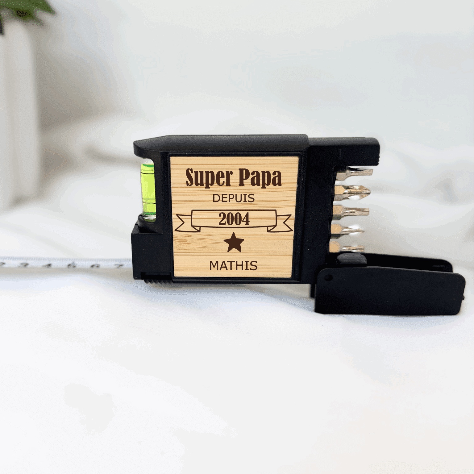 Multitool Maßband Personalisiert: Vatertag