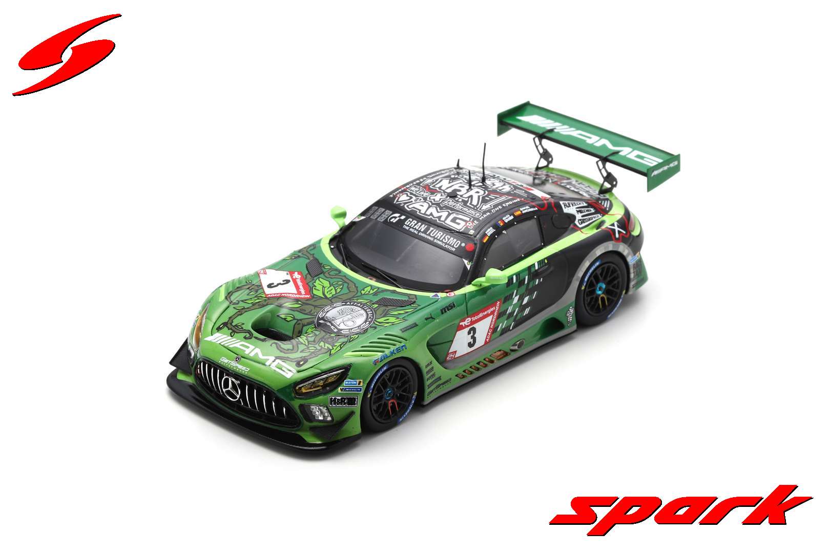 Modèle Réduit Spark Mercedes AMG GT N°4 24h SPA 2023 - Édition Limitée 300 Pièces 1/43
