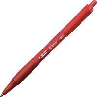 837399: Stylo-bille BIC Softfeel clic grip rouge