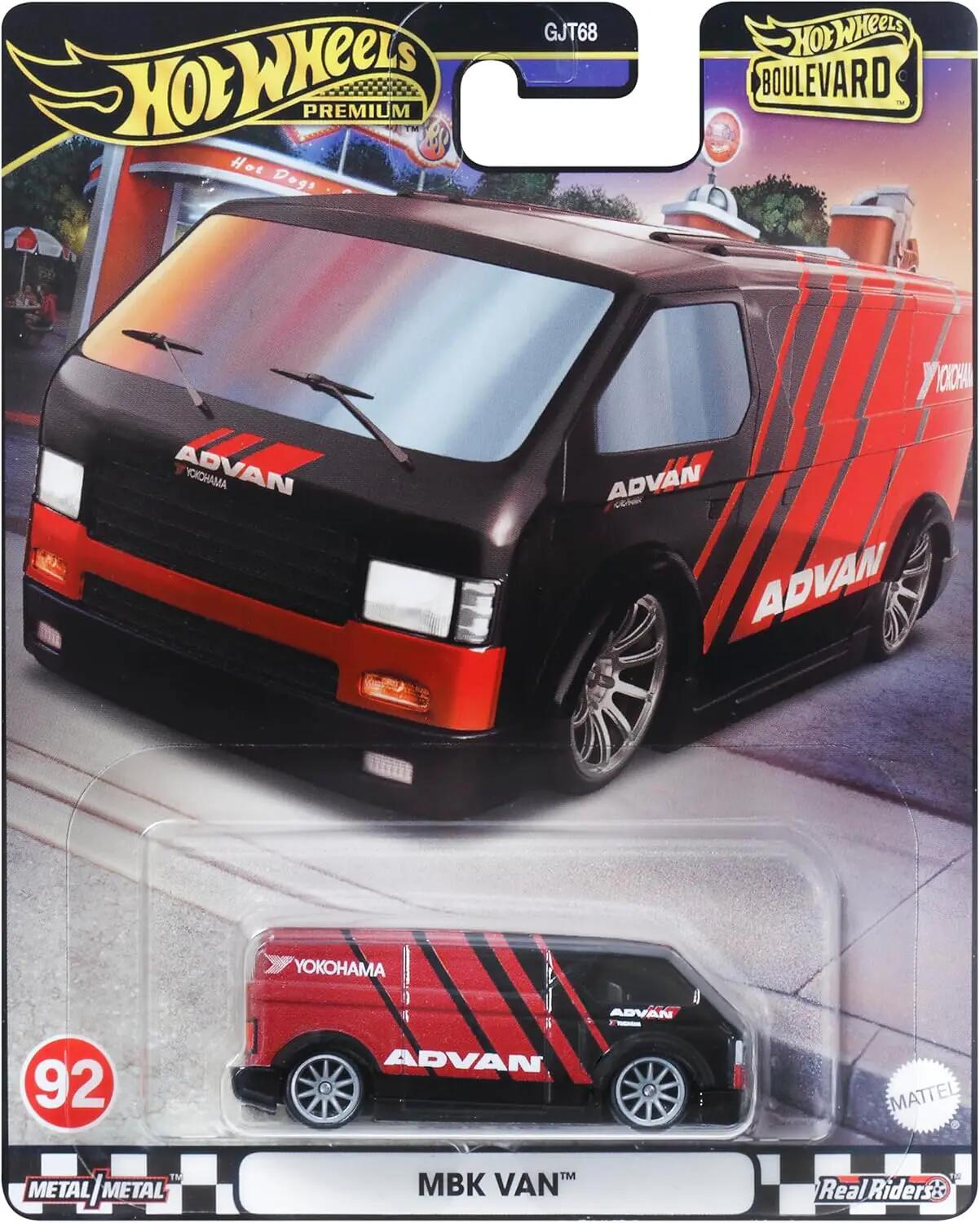 Hot Wheels Premium - #GJT68 HRT67 - MBK Van "Advan" - Boulevard #92 - Hot Wheels Premium - 1/64