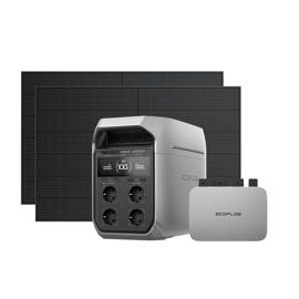 Vie en extérieur Kits d'énergie solaire Panneaux solaires EcoFlow