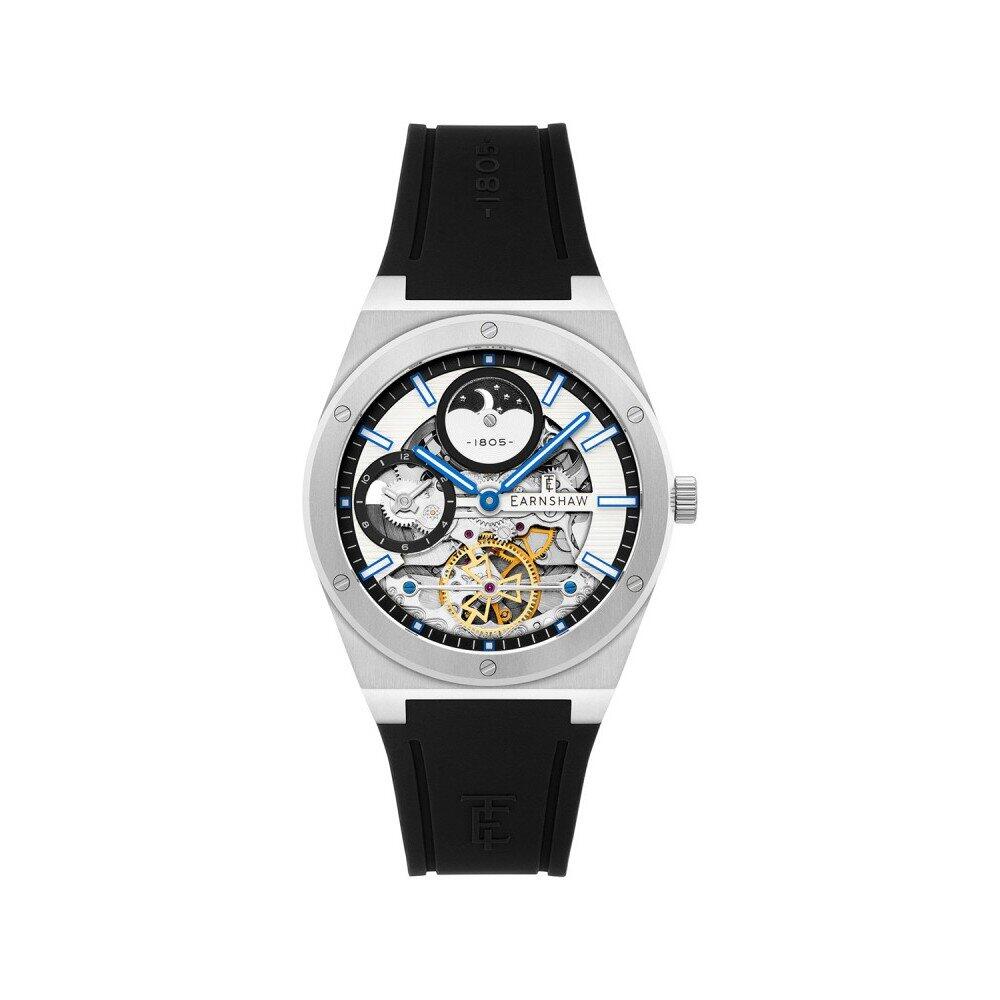 Earnshaw - ES-8291-01 - Montre-bracelet pour homme - Automatique - Drake Dual Time
