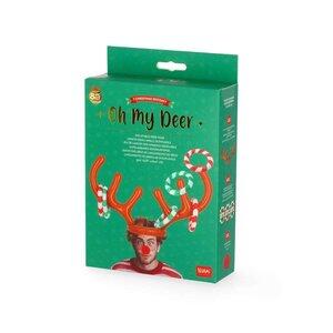 RIG0001: JEU D'ANNEAUX GONFLABLES - OH MY DEER - REINDEER (X-MAS25)