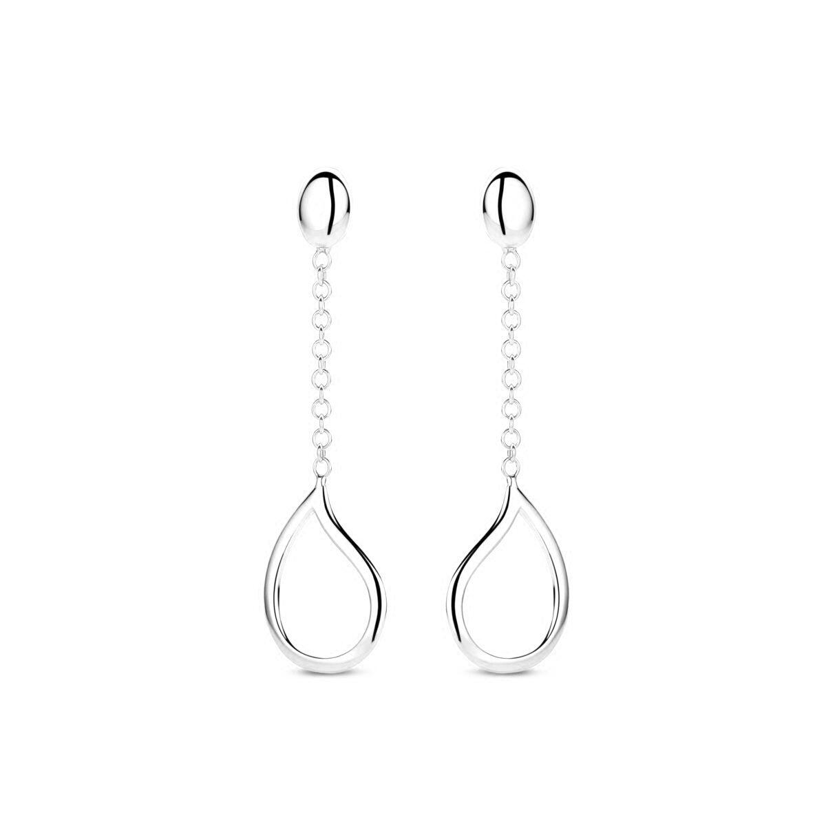 Ohrhänger aus Weißgold 18K