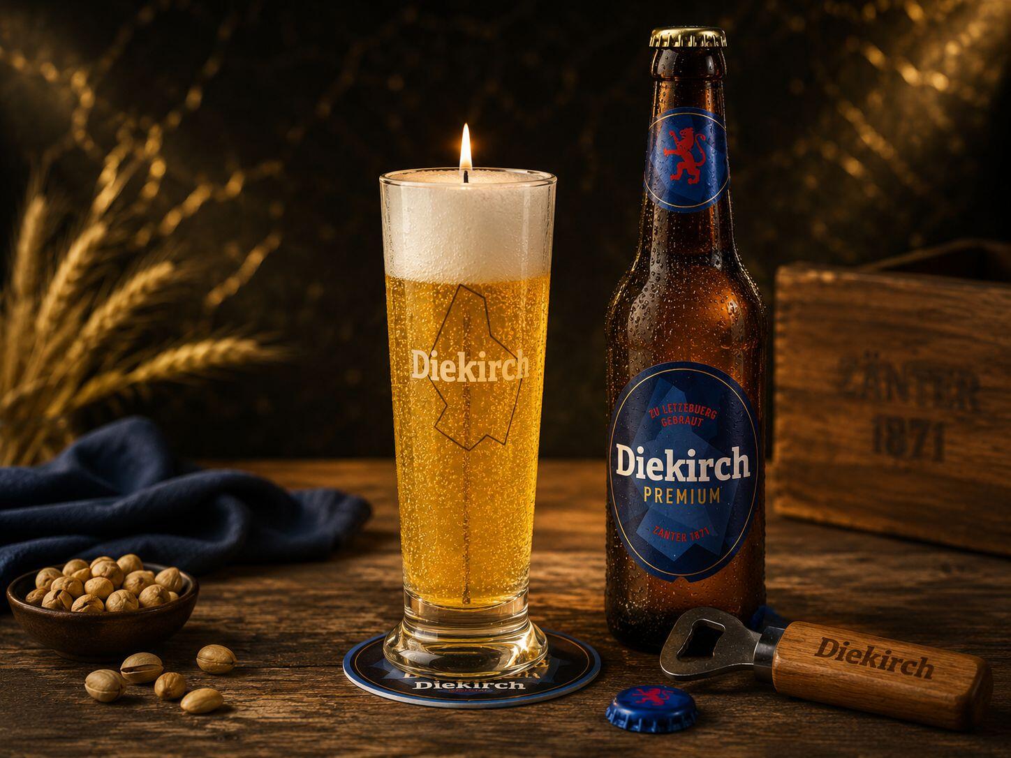 Bierkerze "Flûte" - Diekirch 
