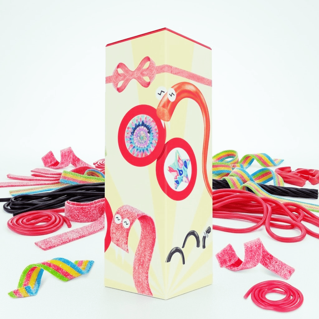 Naschkatzen Kindergeburtstags Geschenkbox: Smiling Sparks