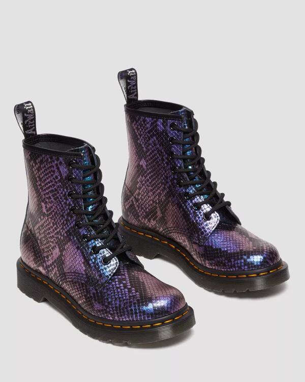 Dr. Martens Boots en cuir 1460 VIPER CROC EMBOSS Letzshop