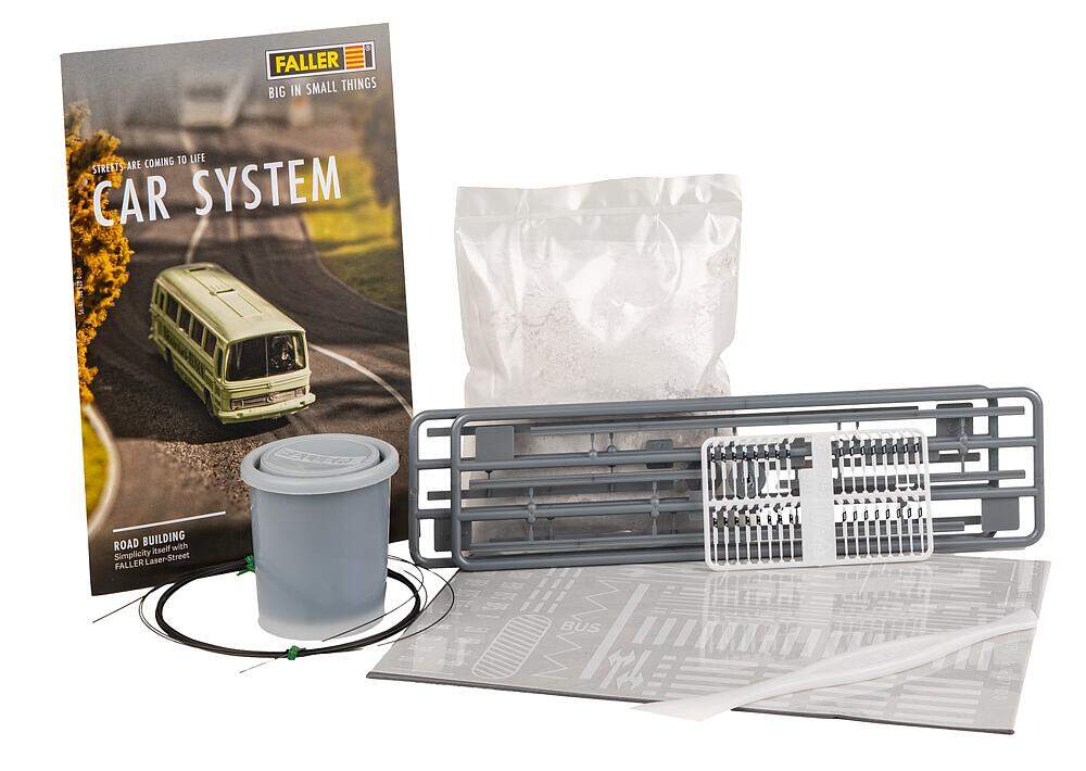 Alles van Faller in H0 & N, de grootste collectie Faller bouwpakketten - Faller H0 Car System Start sets - H0 Car System analoog - Car system
