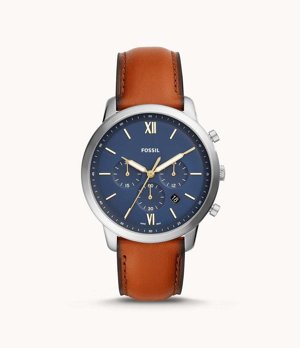 Neutra Chronograph Brown Leather Watch