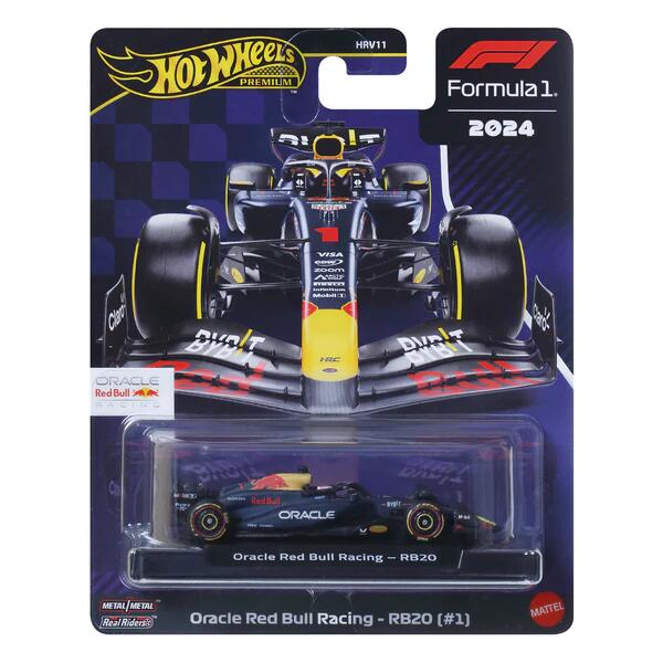 Hot Wheels Premium - #HRV11 JBM12 - Oracle Red Bull Racing (RB20) # 1 - Max Verstappen - 1/64