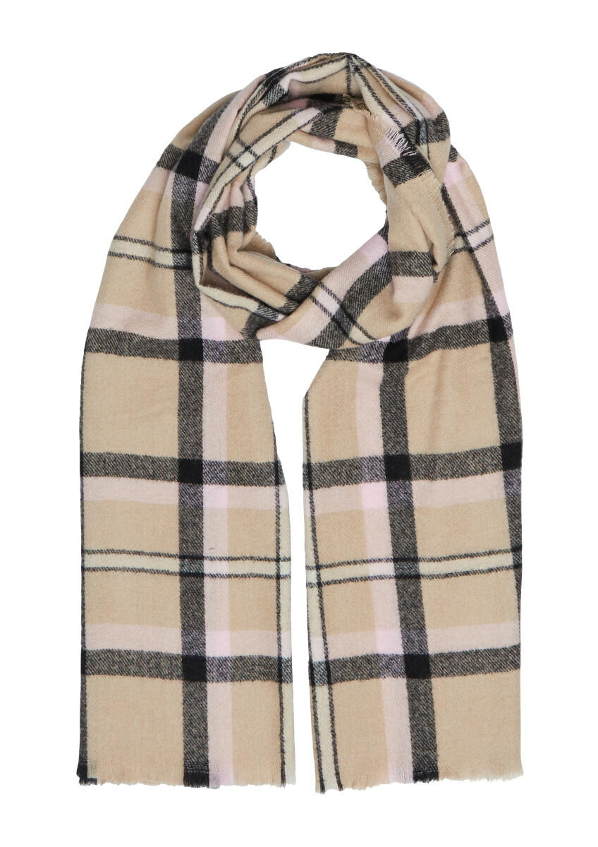 Dünner Schal mit Karo-Muster