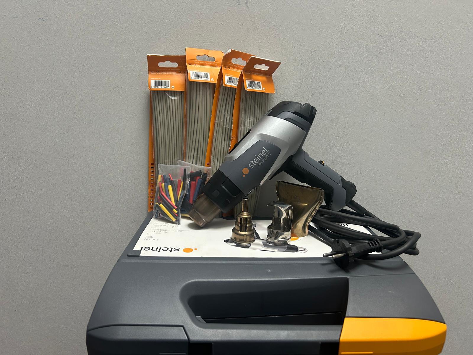 HG 2320E Pistolets à air chaud avec LCD, 80-650°C, 2300W