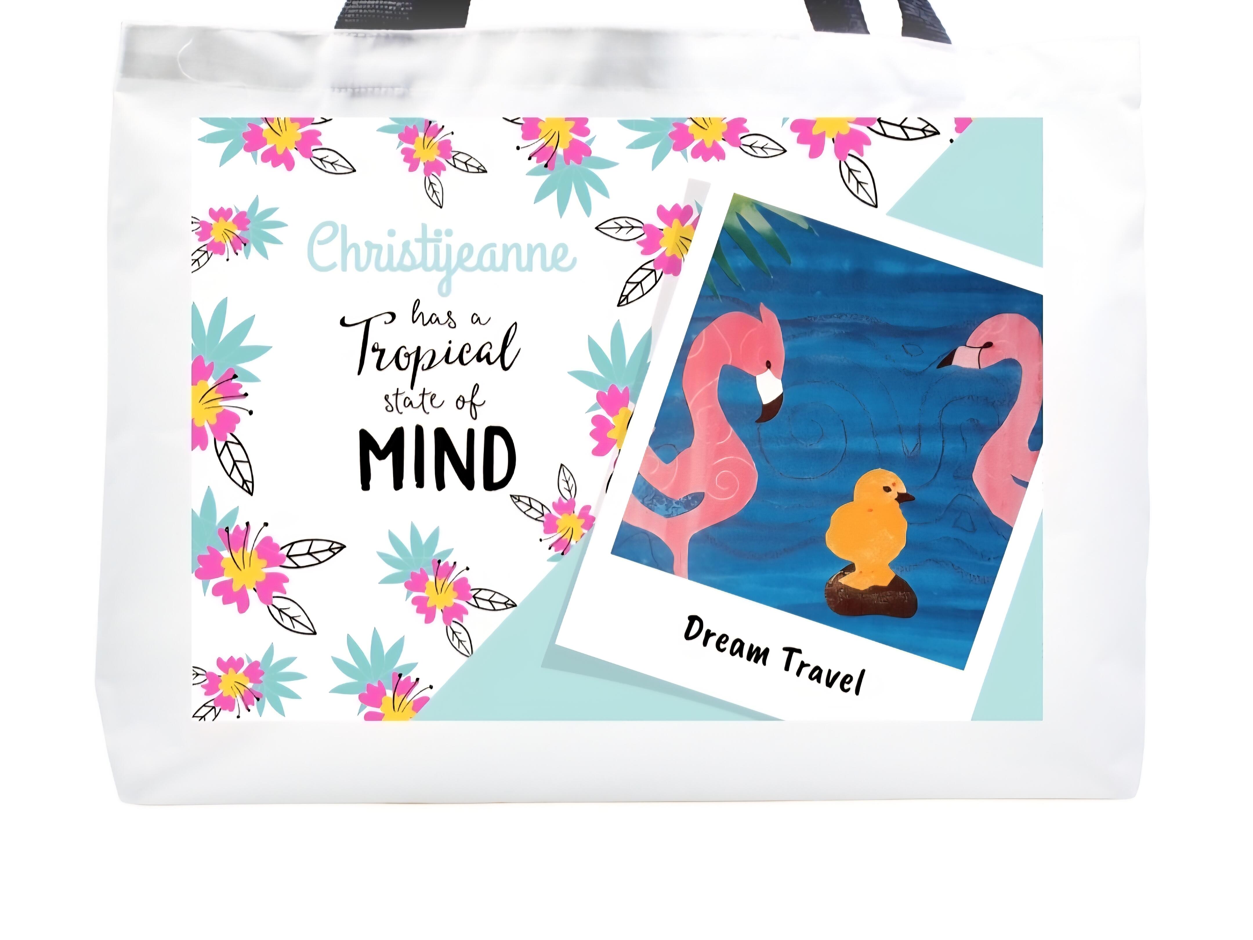 Personalized Beach Bag: Dream Travel