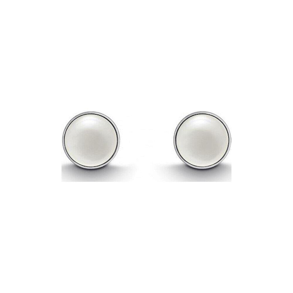 QUINN - Boucles d'oreilles (paire) - pour femmes - Argent 925 - pierre précieuse - pierre de lune - 3618099